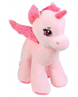 Jucarie de plus Morgenroth Plusch - Unicorn roz, 65 cm