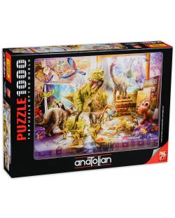 Puzzle Anatolian de 1000 piese - Lumea dinozaurilor, Yan Patrick