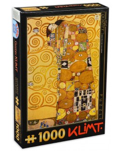 Puzzle D-Toys de 1000 piese - Gustav Klimt, The Hug