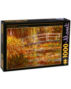 Puzzle D-Toys de 1000 piese - Podul japonez, Claude Monet