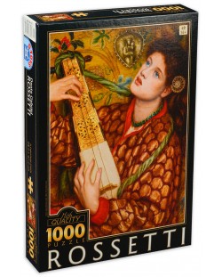 Puzzle  D-Toys de 1000 piese - Cantec de Craciun, Dante Gabriel Rossetti