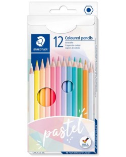 Creioane colorate Staedtler Pastel - 12 culori