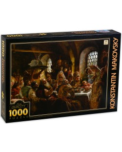 Puzzle D-Toys de 1000 piese - Sarbatorirea nuntii boieresti, Constantin Makovsky