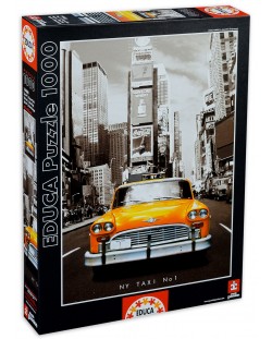 Puzzle Educa de 1000 piese - Taxi in New York