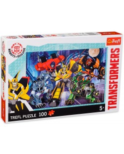 Puzzle Trefl de 100 piese - Transformers, Echipa Autobotii