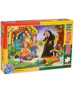 Puzzle D-Toys de 240 piese - Hansel si Gretel