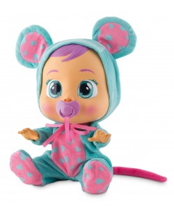 Papusa bebe plangacios cu lacrimi  IMC Toys Cry Babies - Lala, soricel