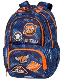Rucsac școlar Cool Pack Spiner Termic - Insigne B Navy