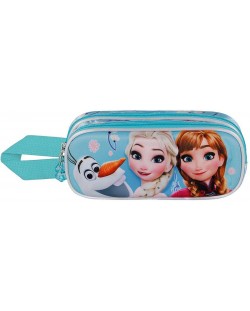 Penar școlar 3D Karactermania Frozen 2 - Happiness, 2 fermoare