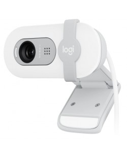 Cameră web Logitech - Brio 100, 1080p, albă