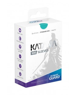 Ultimate Guard Katana Sleeves Standard Size Turquoise (100)	