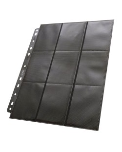 Ultimate Guard - 18-Pocket Pages Side-Loading, negre