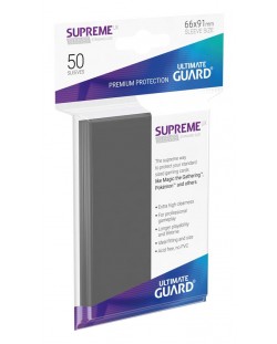 Protectii Ultimate Guard Supreme UX Sleeves - Standard Size -Gri inchis  (50 buc.)