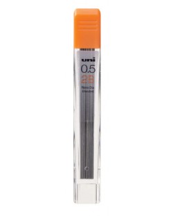 Grafit pentru creion automat Uniball Nano Dia – 2B, 0.5 mm