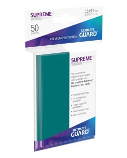 Protectii Ultimate Guard Supreme UX Sleeves - Standard Size - Albastru petrol (50 buc.)