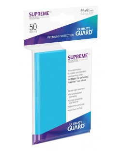 Protectii Ultimate Guard Supreme UX Sleeves - Standard Size - Albastru deschis (50 buc.)