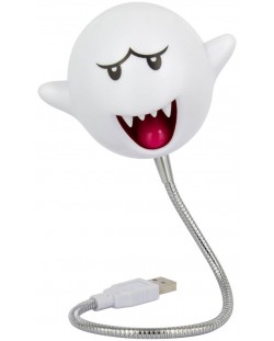 Lampa USB pentru laptop Paladone Nintendo Super Mario - Boo, LED, 9 cm
