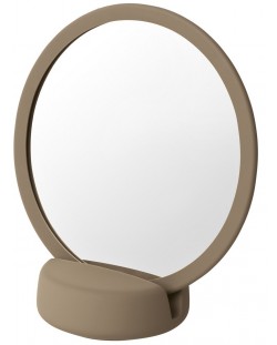 Oglindă cosmetică de mărire Blomus - Sano, maro