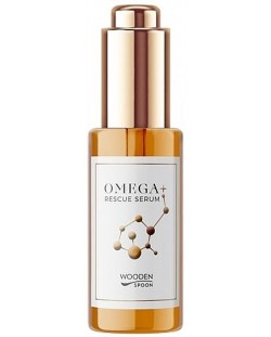 Wooden Spoon Serum de față Omega + Rescue oil, 30 ml