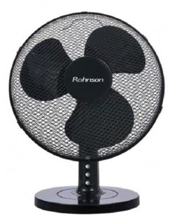 Ventilator Rohnson - R-8361, 3 viteze, 30 cm, negru