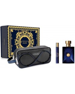 Versace Set Pour Homme Dylan Blue, cu penar, 2 piese