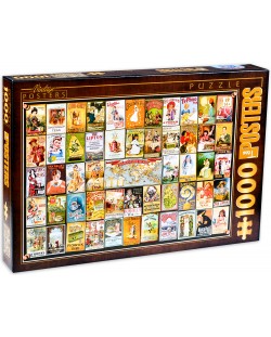 Puzzle D-Toys de 1000 piese - Postere vintage, Ceai