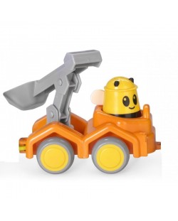 Jucării Viking Toys albine cu șofer, 14 cm, portocaliu