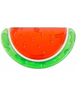 Jucărie pentru dentiție pe apă Wee Baby - Funny Colored, pepene verde