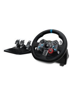 Volan cu pedale Logitech - G29, pentru PC si PS4/PS5, negru