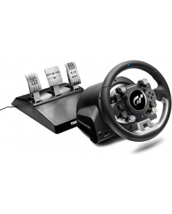 Volan cu pedale Thrustmaster - T-GT II EU, pentru PC/PS5/PS4, negru