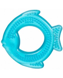 Jucărie pentru dentiție pe apă Wee Baby - Pește albastru