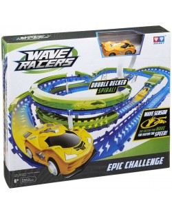 Pista Wave Racers - Epic Challenge, cu masina cu senzor de miscare
