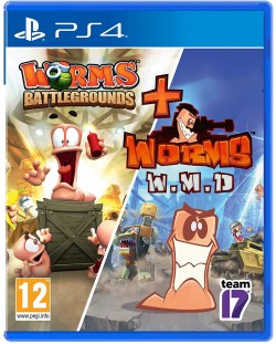 Worms Battlegrounds + Worms WMD - Double Pack (PS4)
