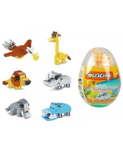 Ou surpriză Toi Toys - Animal sălbatic de asamblat, sortiment