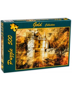 Puzzle Gold Puzzle de 500 piese - Castelul Azay