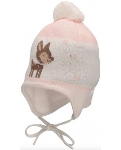 Pălărie de iarnă pentru bebeluși Sterntaler - Bambi, 47 cm, 9-12 luni