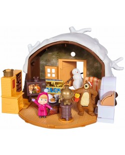 Set de joaca Simba Toys Masha si Ursul - Casa de iarna a ursului