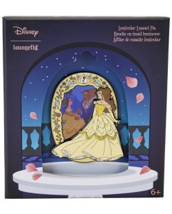 Insigna Loungefly Disney: Beauty & The Beast - Belle
