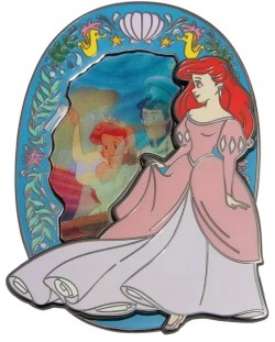 Insigna Loungefly Disney: The Little Mermaid - Lenticular Princess