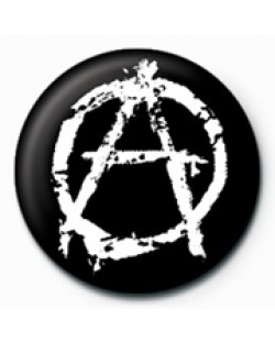 Insigna Pyramid -  Anarchy (White)