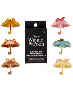 Insigna Loungefly Disney: Winnie the Pooh and Friends - Umbrella Blind Box (асортимент)