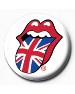 Insigna Pyramid - Rolling Stones (Lips Union Jack)