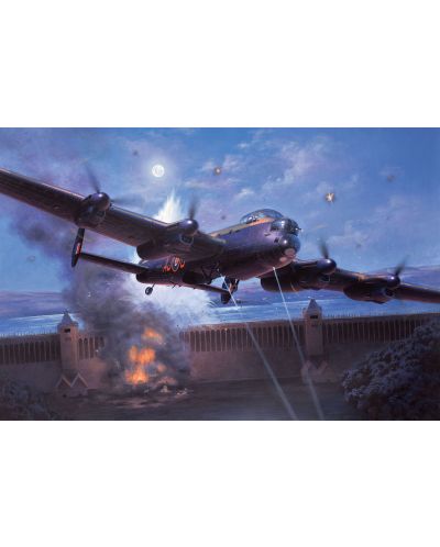 Model asamblat de avion militar Revell - Avro Lancaster DAMBUSTERS (04295) - 2