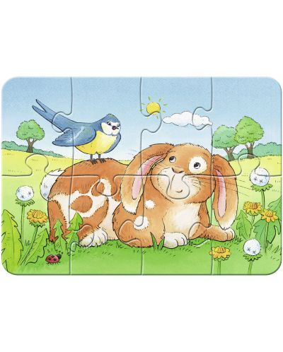 Puzzle Ravensburger 4 in 1 - Animale dragute - 4
