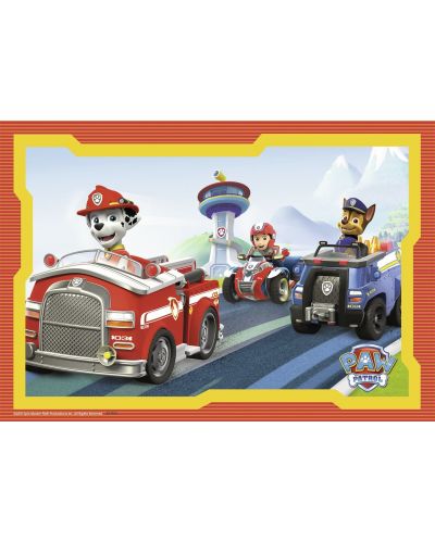 Puzzle Ravensburger 2 de cate 12 piese - Paw Patrol in actiune - 3