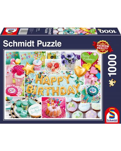 Puzzle Schmidt de 1000 piese - Happy Birthday - 1