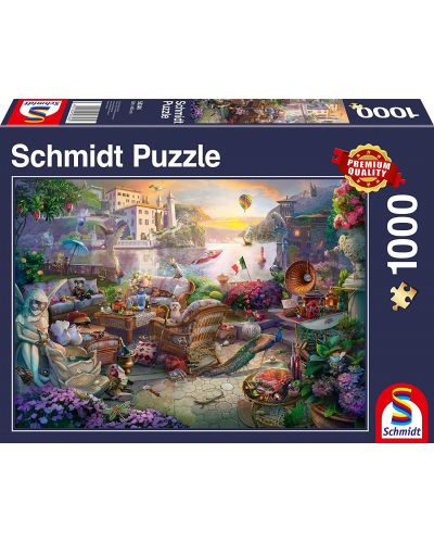 Puzzle Schmidt de 1000 piese - Italian Terrace - 1