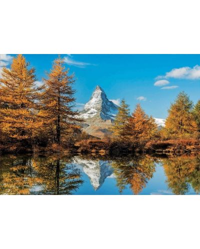 Puzzle Educa de 1000 piese - Varful Matterhorn toamna - 2
