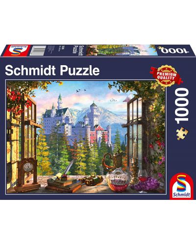 Puzzle Schmidt de 1000 piese - View Of The Fairytale Castle - 1