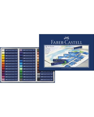 Pasteluri uleioase Faber-Castell - Creative Studio, 36 bucati - 2